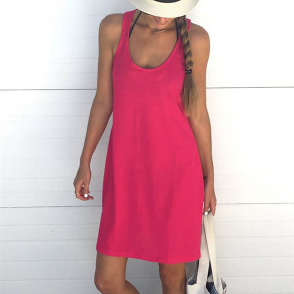 Old New Again Dresses & Skirts - OldNewAgain Summer Racer Back Tank Dress